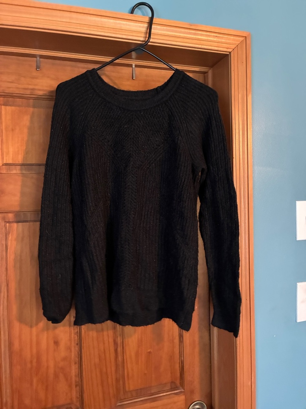 Apt. 9 Black Crewneck Sweater